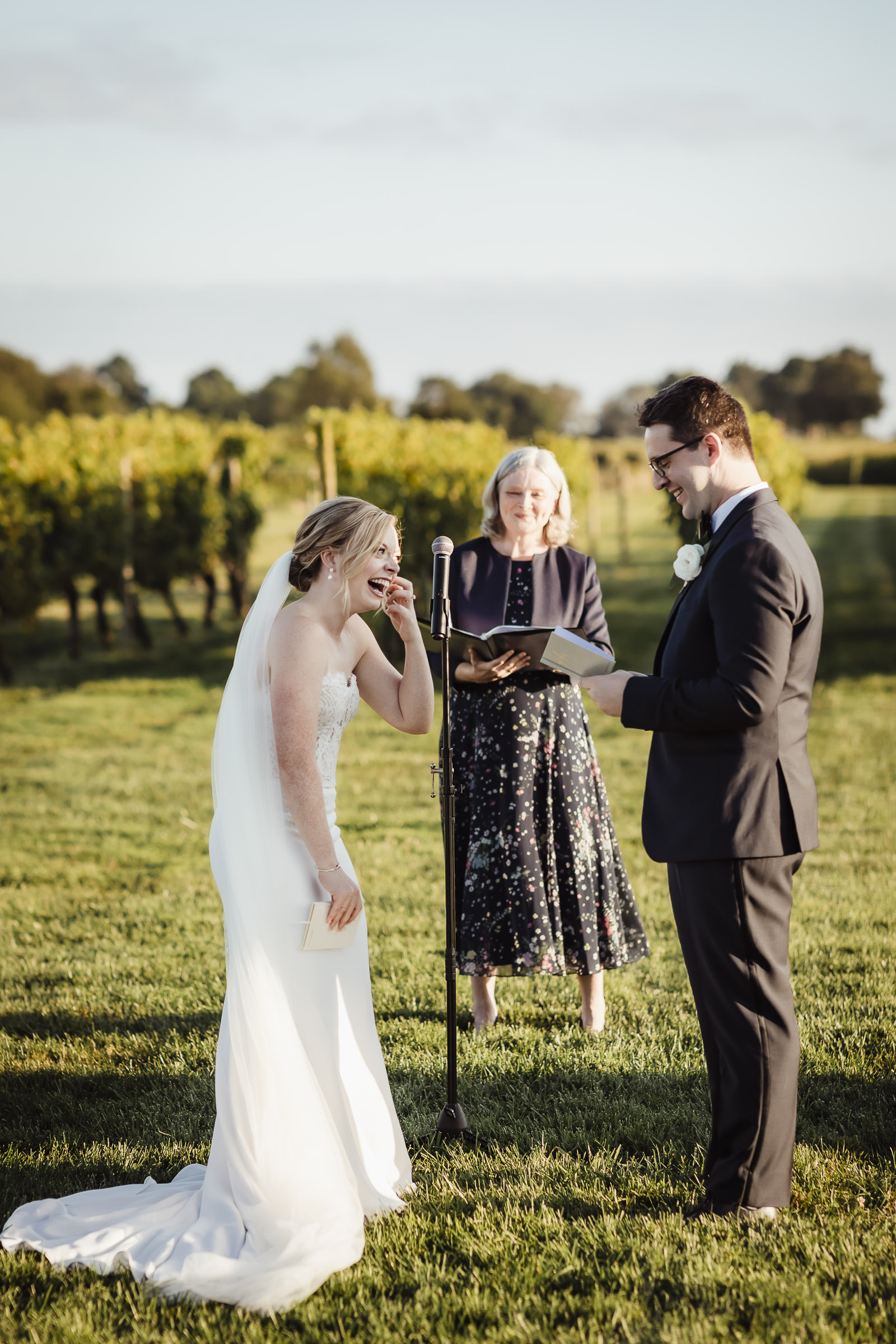 Katie + Eric's Newport Vineyards Wedding