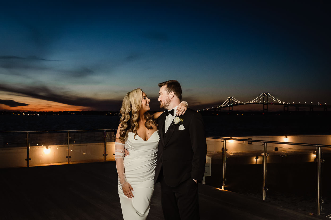 Newport Harbor Island Resort Winter Wedding