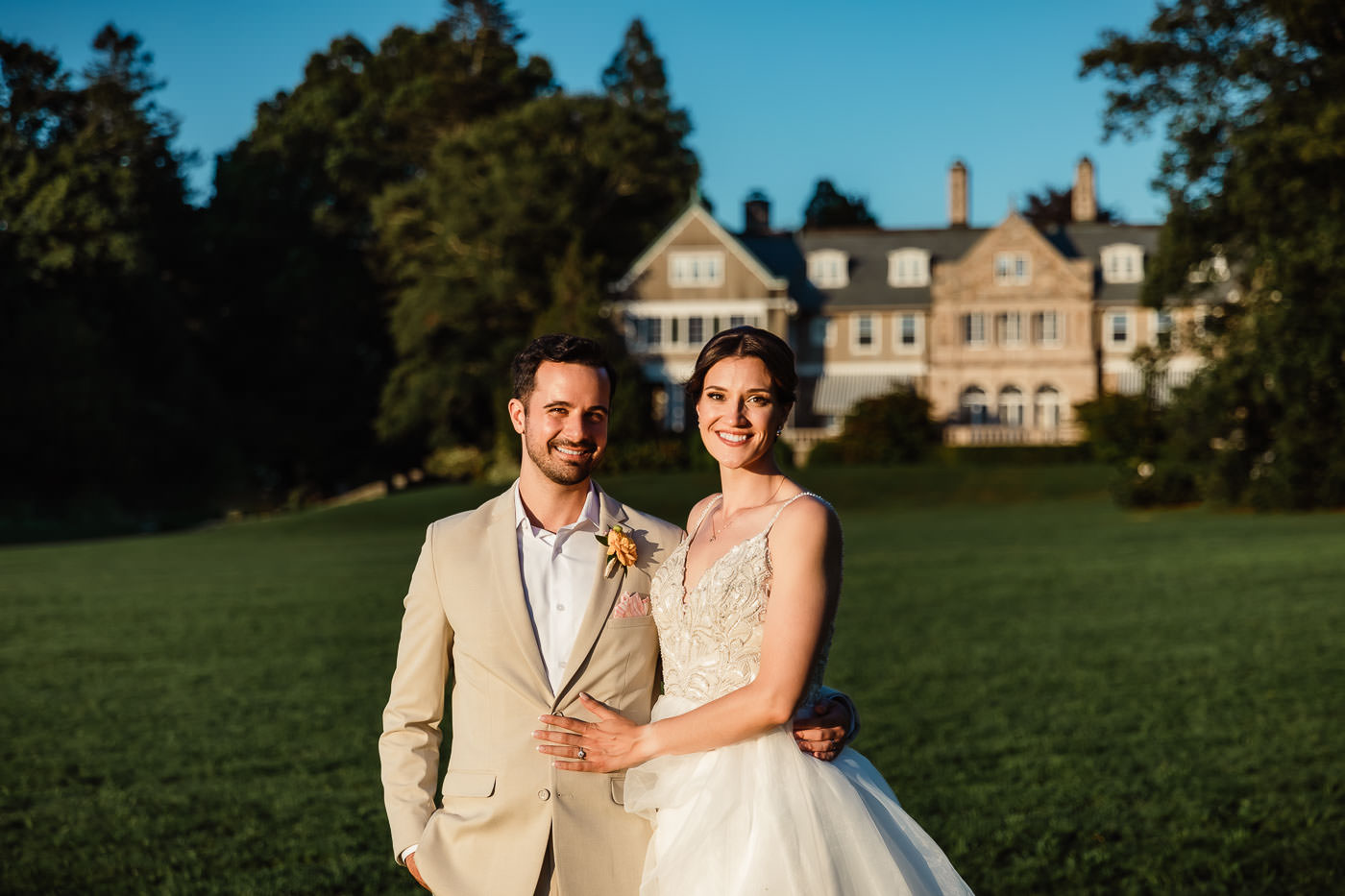 Summer Blithewold Manor Wedding